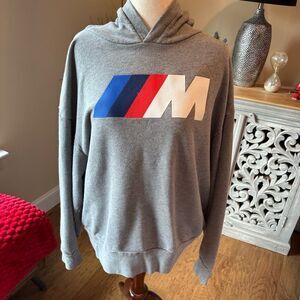 Gray BMW “M”Logo Men's Hoodie